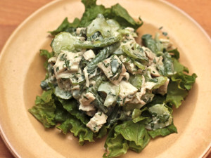 chicken-salad-with-tahini-dressing